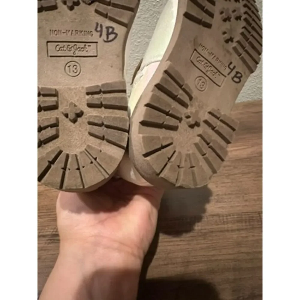 Cat & Jack Unicorn Girl Boots Size 13